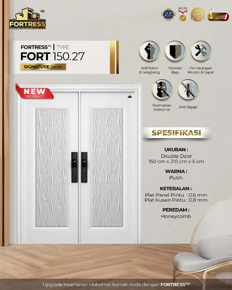 Signature Series - Double Door - FORT 150.27 - Warna Putih