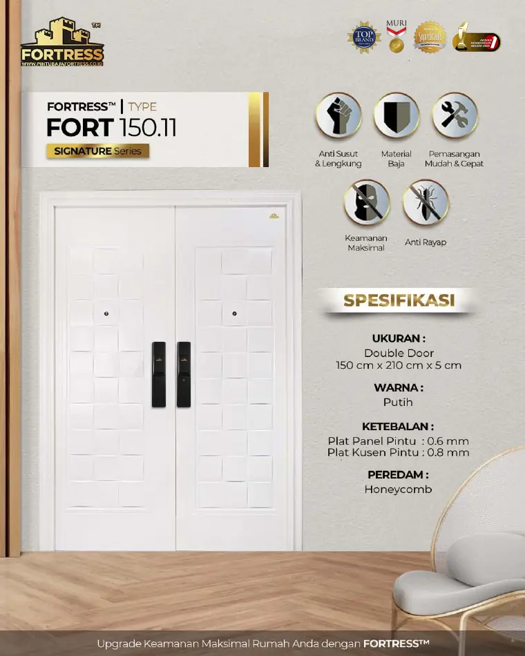 Signature Series - Double Door - FORT 150.11 - Warna Putih