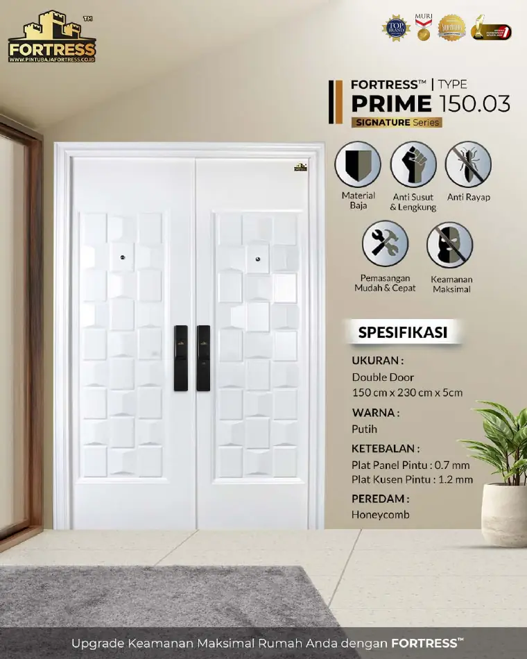 Signature Series - Double Door - PRIME 150.03 - Warna Putih