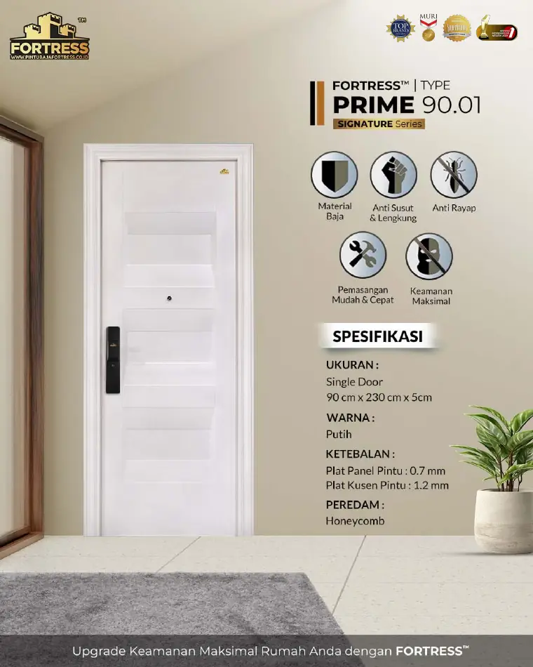 Signature Series - Single Door - PRIME 90.01 - Warna Putih