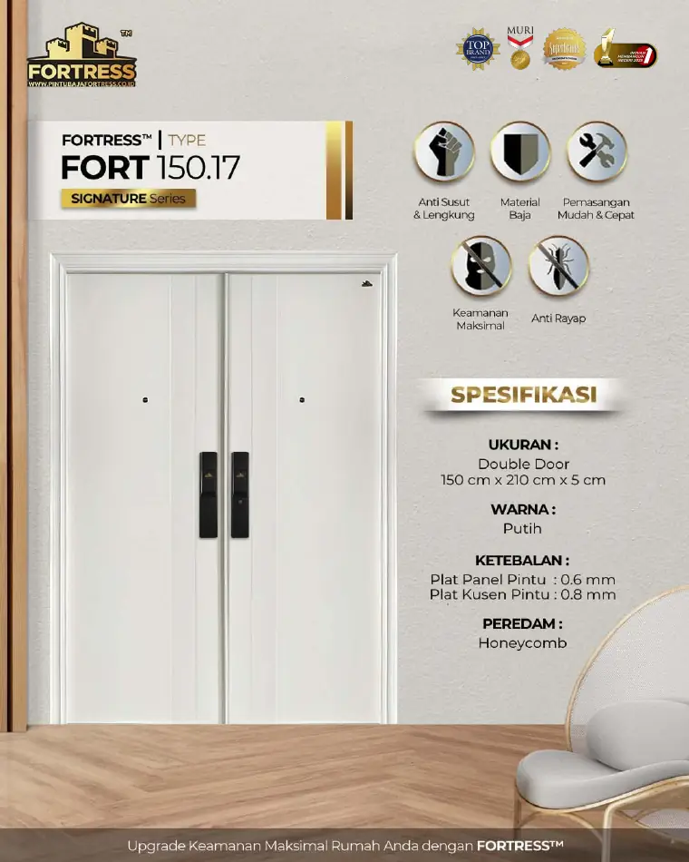 Signature Series - Double Door - FORT 150.17 - Warna Putih
