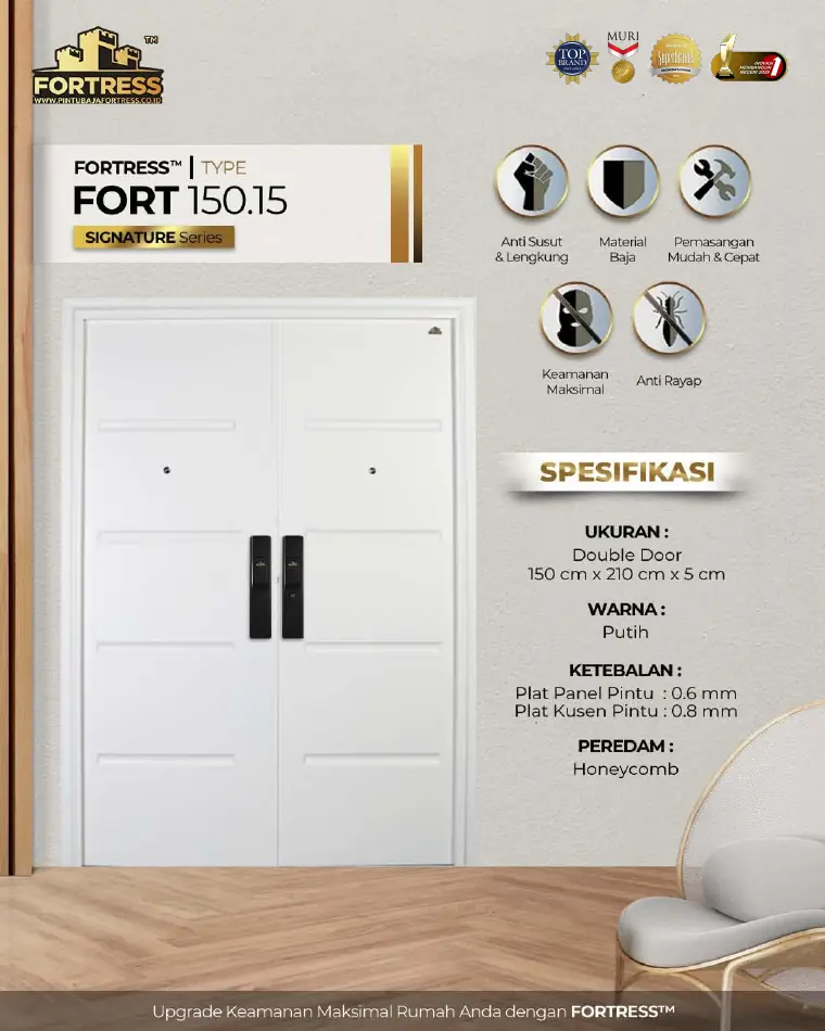 Signature Series - Double Door - FORT 150.15 - Warna Putih