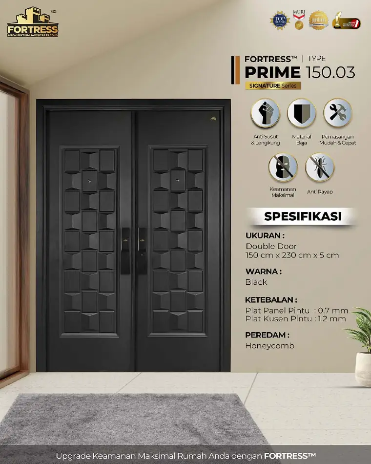 Signature Series - Double Door - PRIME 150.03 - Warna Black
