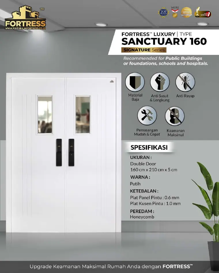 Signature Series - Double Door - SANCTUARY 160 - Warna Putih