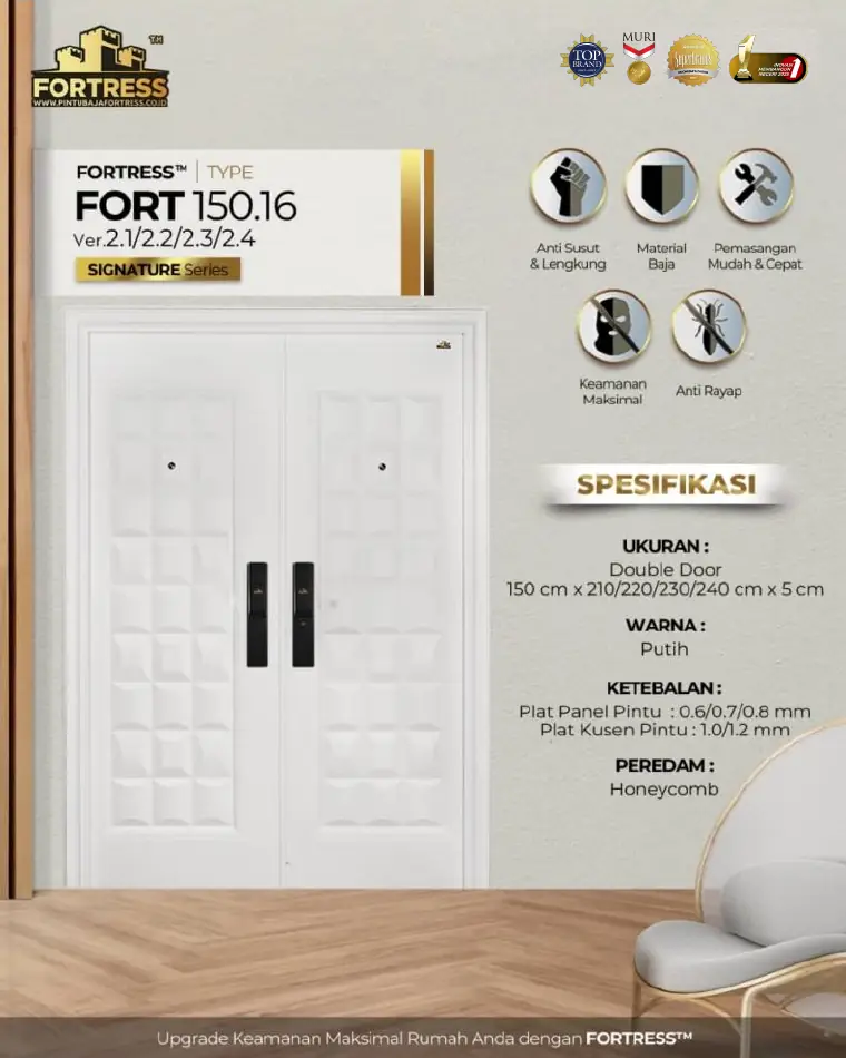 Signature Series - Double Door - FORT 150.16 - Warna Putih